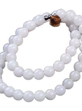 羊脂白玉手串项链碧玉和田玉天然