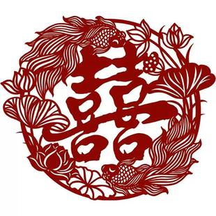 婚房布置装饰套装结婚男女方卧室床头客厅沙发酒店背景墙喜字装饰