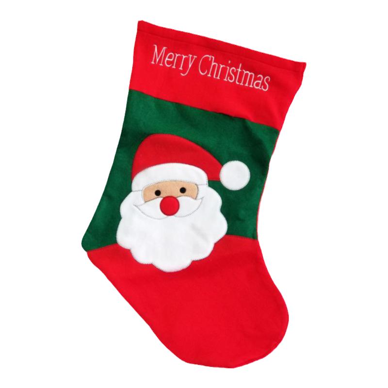 26*65cm超大号圣诞袜子MERRY CHRIISTMAS无纺布礼品袋子装饰挂饰