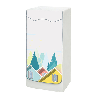 适用海尔卡萨帝双筒子母洗衣机套罩双层滚筒防水防晒盖布烘干云裳