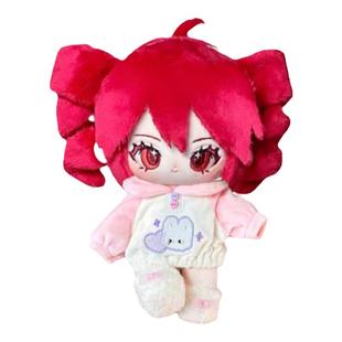 重音teto属性同人20cm棉花娃娃公仔玩偶二次元生日可爱换装送礼物