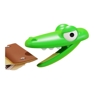 joie零食夹食品封口夹家用奶粉茶叶防潮可爱厨房食物密封鳄鱼夹子