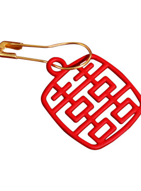 aj红色婚鞋dunk喜字挂件diy配饰