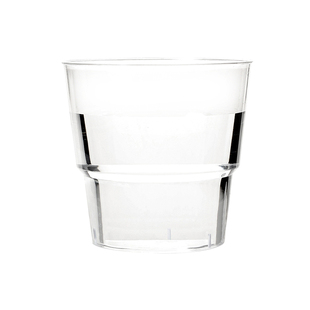 喇叭花200ml一次性杯子 硬塑航空加厚 磨砂太空杯定制水晶杯400个