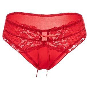 炽艳秘语~红色本命年镂空蕾丝内裤女2026马年绝美高级女士三角裤