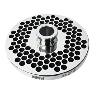 正元42型绞肉机不锈钢孔板筛板网篦子圆刀全配件十字刀头商用通用