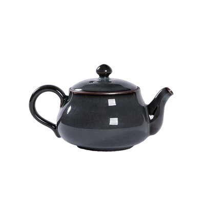 冰裂茶壶青瓷复古哥窑中式