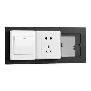 86面板遮丑盖插座孔开大了开关插座面板遮丑遮挡盖金属遮洞装饰盖