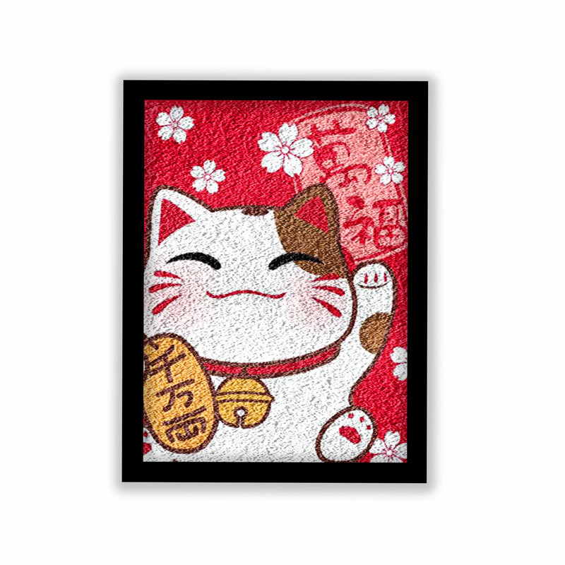 招财猫手工DIY减压纸浆画材料包