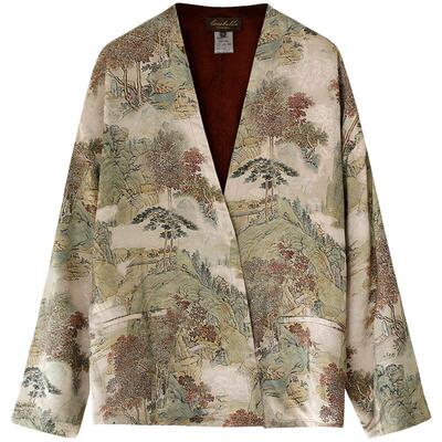 COCOBELLA双面穿100%人丝外套