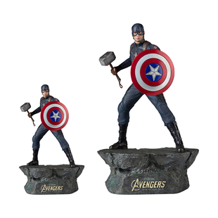 铜师傅《美国队长》漫威系列限量手办 复仇者联盟桌面客厅铜摆件