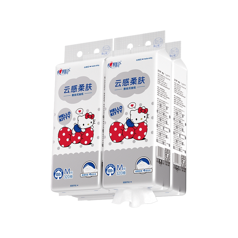心相印悬挂式抽纸320抽卫生纸
