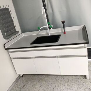 钢木实验台实验室工作台学校化验室操作台边全钢通风橱柜子试验台
