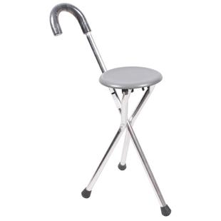 可孚拐棍拐扙椅子老人折叠防滑手杖拐杖式多功能带凳子老年人座椅