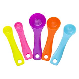 量勺量杯ml1g带刻度计量勺盐勺克度勺奶粉调料勺烘焙工具五件套装