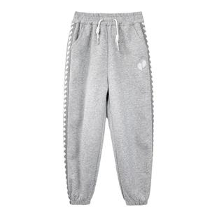 女童加绒加厚裤子秋冬外穿一条过冬北方三层夹棉男童运动棉裤卫裤