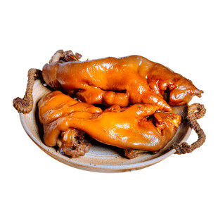 乐山王浩儿纪六孃现卤下酒菜 卤猪头肉 卤猪蹄开袋即食 猪肉熟食