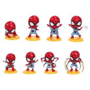 网红蛋糕装饰摆件蜘蛛侠超级英雄生日派对插件儿童宝宝插牌配件