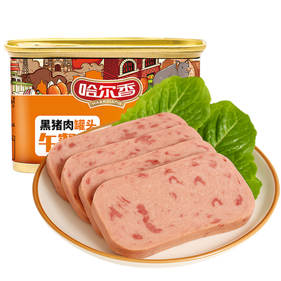 哈尔香黑猪午餐罐头200g火腿