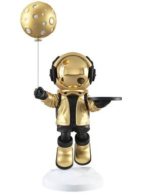 太空人宇航员客厅落地可发光摆件