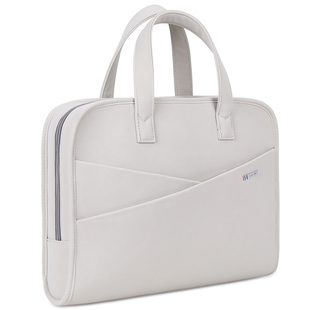 马锐鲨正品简约皮质手提电脑包公文包单肩包14/15/16/17寸电脑包