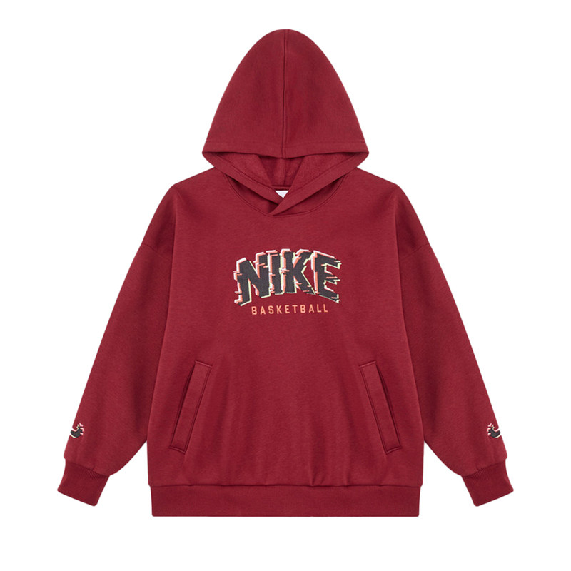 Nike耐克大童电玩闪码加绒卫衣