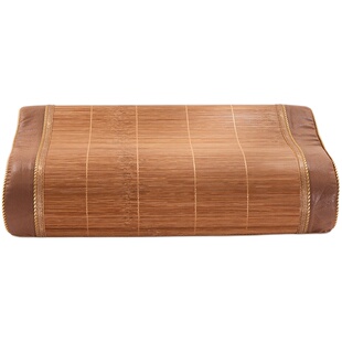 竹席60x40厘米成人乳胶枕枕套竹丝凉席夏季儿童50*30cm记忆枕头套