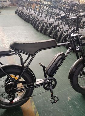 ebike工厂电动助力新能源超长续航super73锂电胖胎沙滩雪地自行车
