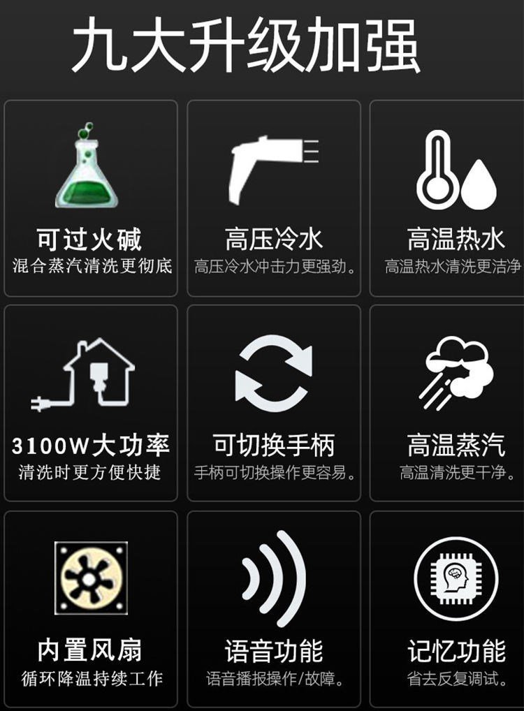 定制蒸汽清洗机高温U油烟机清洗工具小型商用家用多功能家电清洗