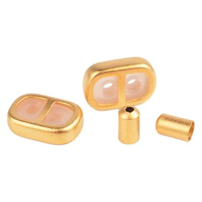 沙金做项链手链金属配件八字扣