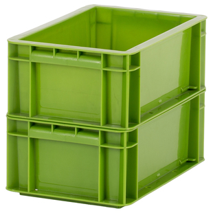 300x200x120工业风塑料周转箱小号桌面整理长方形工具收纳盒6021