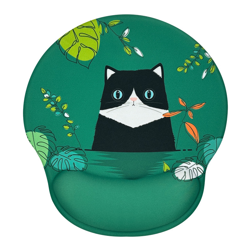 御壶堂呆萌猫咪硅胶护腕鼠标垫