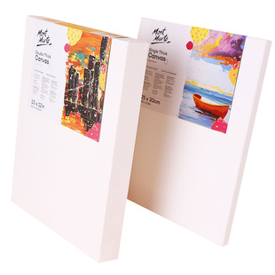 蒙玛特 加厚棉亚麻油画框油画布框手绘布面空白油画板初学者材料成品油画颜料布框批发丙烯画材工具带框