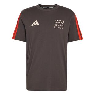 奥迪F1车队纯棉圆领运动短袖T恤上衣男装夏季新款adidas阿迪达斯