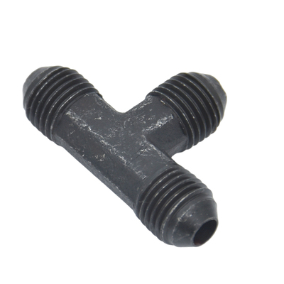 液压三通接头高压外螺纹碳钢D型