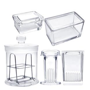 高品质玻璃染色缸 5/9/10/26/30/60片装载玻片染色缸 染色架 立式 卧式 圆形