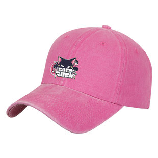 碧蓝档案动漫周边杏山和纱肥猫同款帽子cos棒球帽复古水洗做旧男