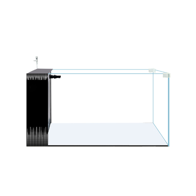 一体过滤测滤式生态鱼缸超白玻璃