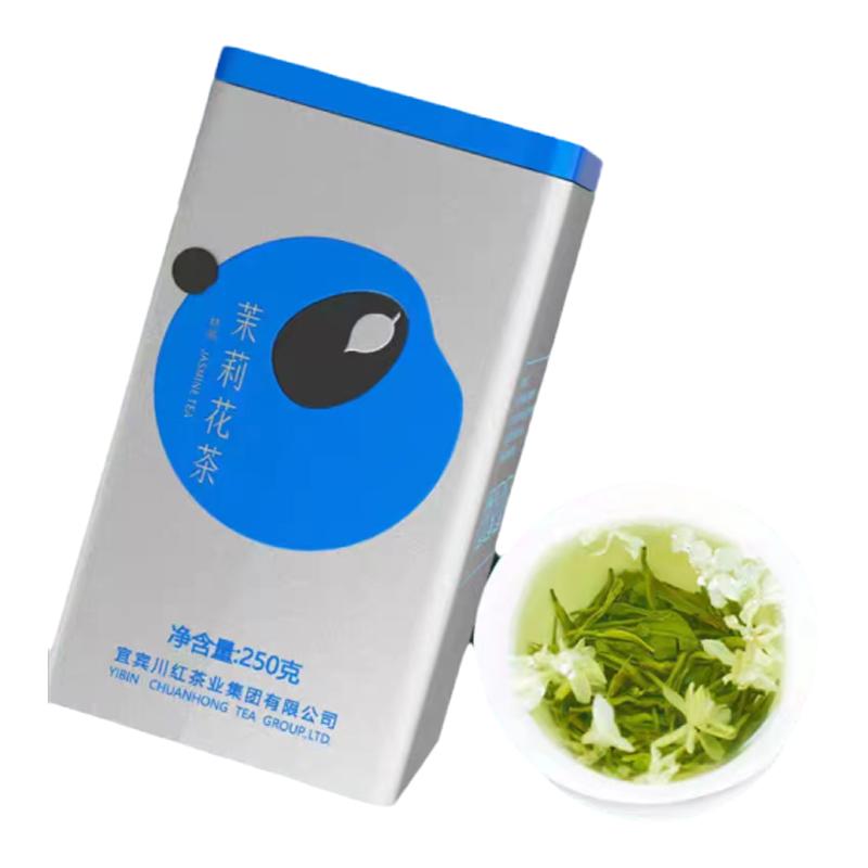 【买1发2】林湖茉莉花茶2024新茶浓香型散装茶叶四川花毛峰共500g