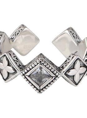 复古戒指指环民族风纯银小众女款