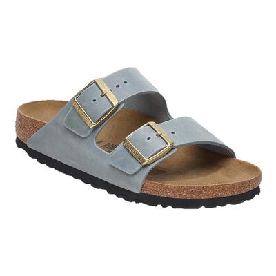 BIRKENSTOCK勃肯涂油皮双扣拖鞋