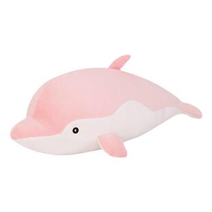 可爱海豚毛绒玩具可爱男女孩儿童床上抱着睡觉安抚布娃娃生日礼物