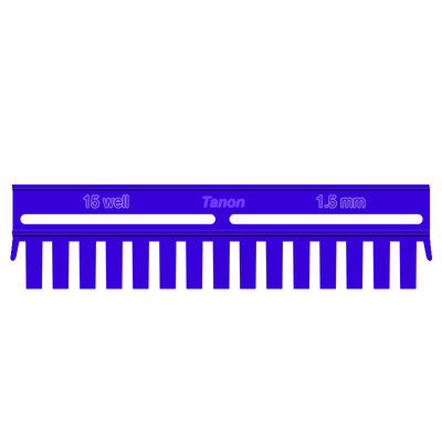 天能WB电泳槽加样梳1.5mm15孔