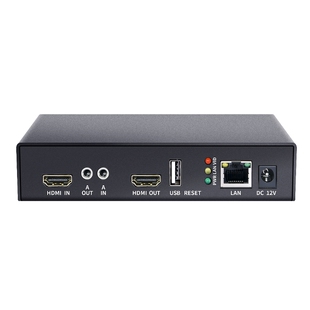 4K高清网络音视频编码解码器 支持IPTV/UDP局域网直播与互联网WebRTC推流 兼容海康大华NVR录制 国标GB28181