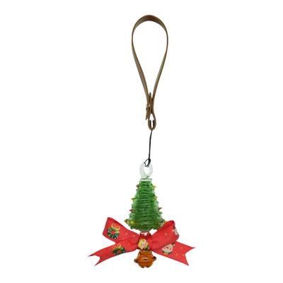 纯手工琉璃圣诞树车载装饰挂件
