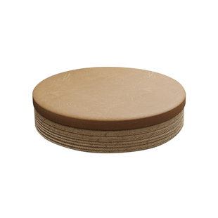 蒲团坐墩圆形榻榻米飘窗地板阳台麻绳编织实木日式坐垫家用禅意凳