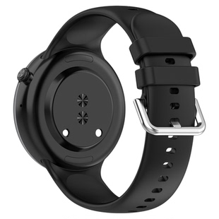 适用荣耀手表Fit表带fit活力版硅胶腕带fit雅致版荣耀GS5软胶防水运动手表链Ivy-B39RS替换带男女透气手表带