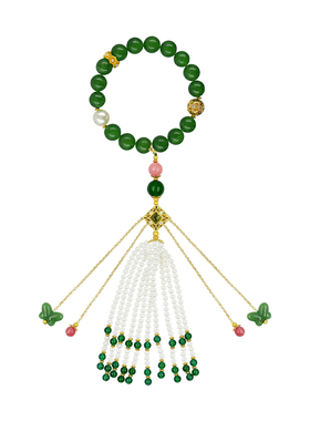 NININA手串珍珠挂饰品手持小众