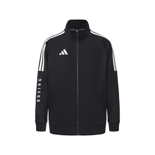 Adidas阿迪达斯外套秋季新款男女运动防风夹克三条杠官方上衣