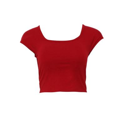 DPLAY方领针织面料T恤